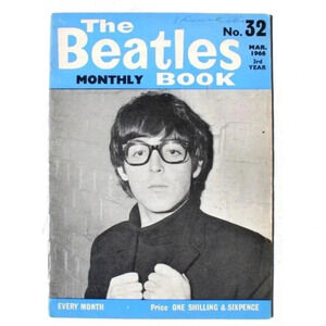 Vintage March 1966 The Beatles Monthly Book Magazine No. 32